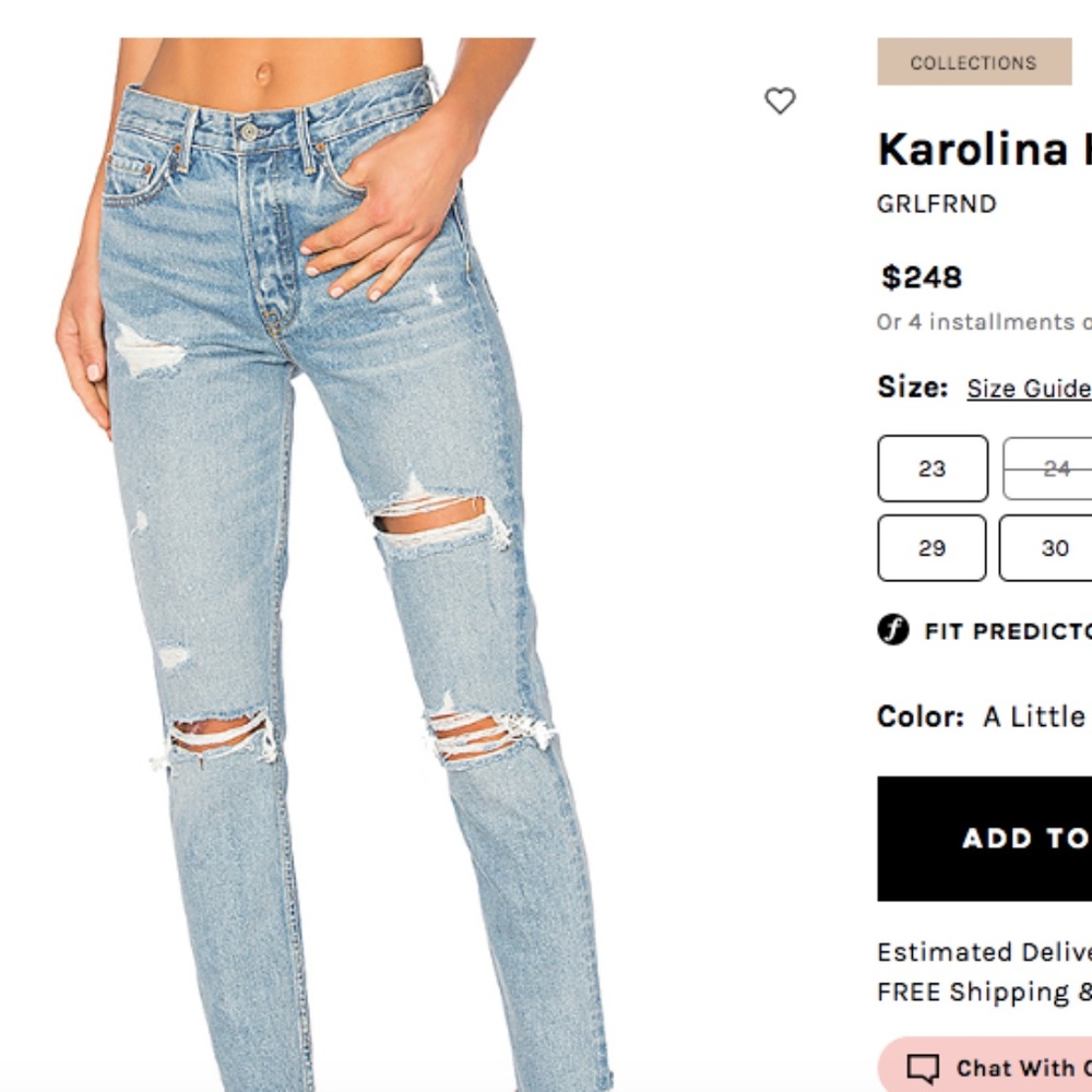 COPY - 🌹 GRLFRND Karolina High-Rise Skinny Jean